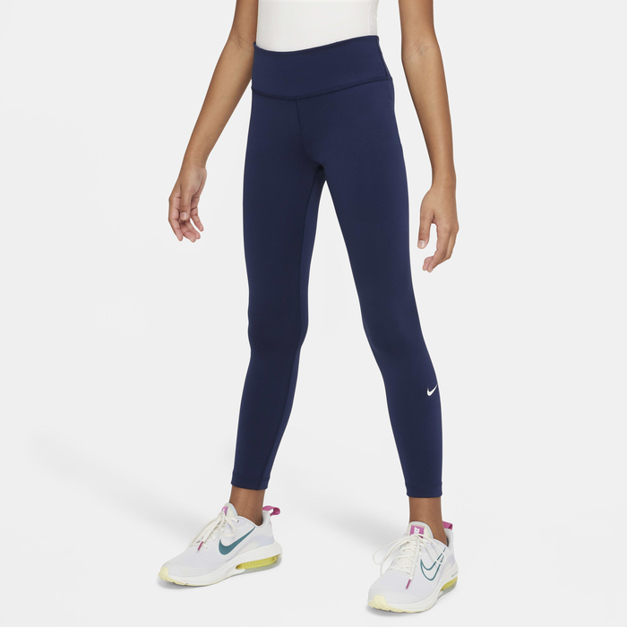 Buy Nike Dri-FIT One Older Kids' (Girls') Leggings Midnight Navy