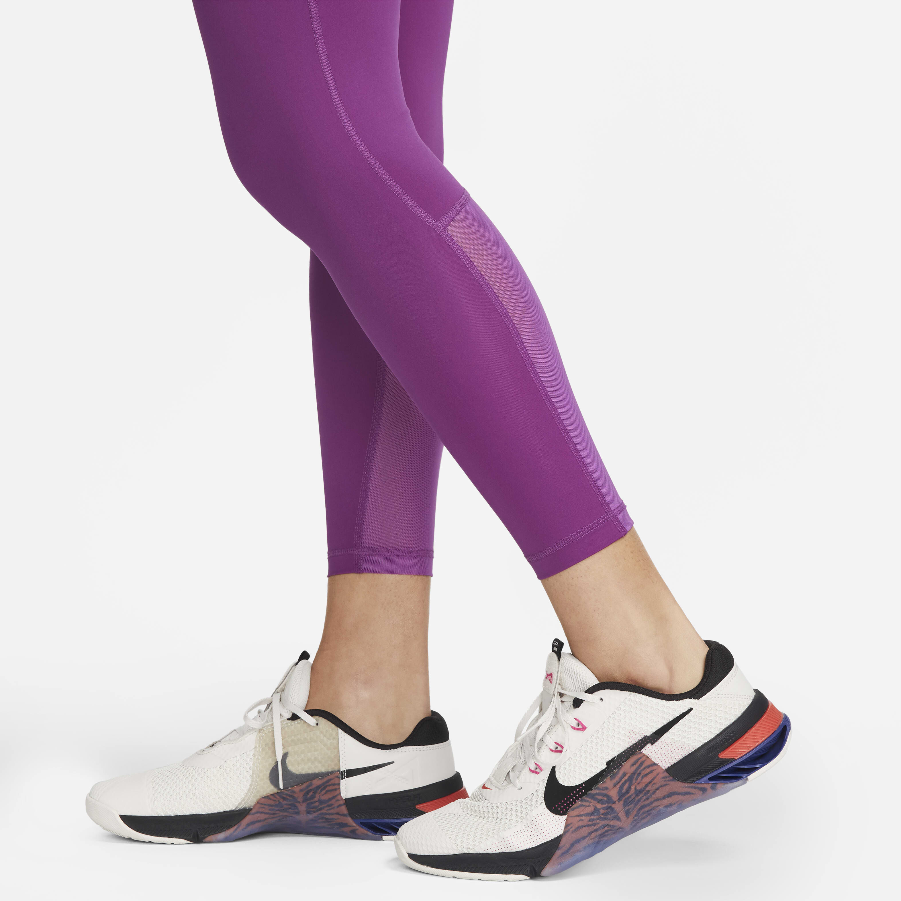 Buy Nike Pro 365 Women s High Waisted 7 8 Mesh Panel Leggings Nike Kuwait Official