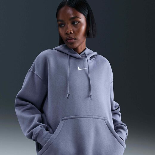 Women's Hoodies-Nike, Nike Sportswear Phoenix Fleece, Women's Oversized Pullover Hoodie