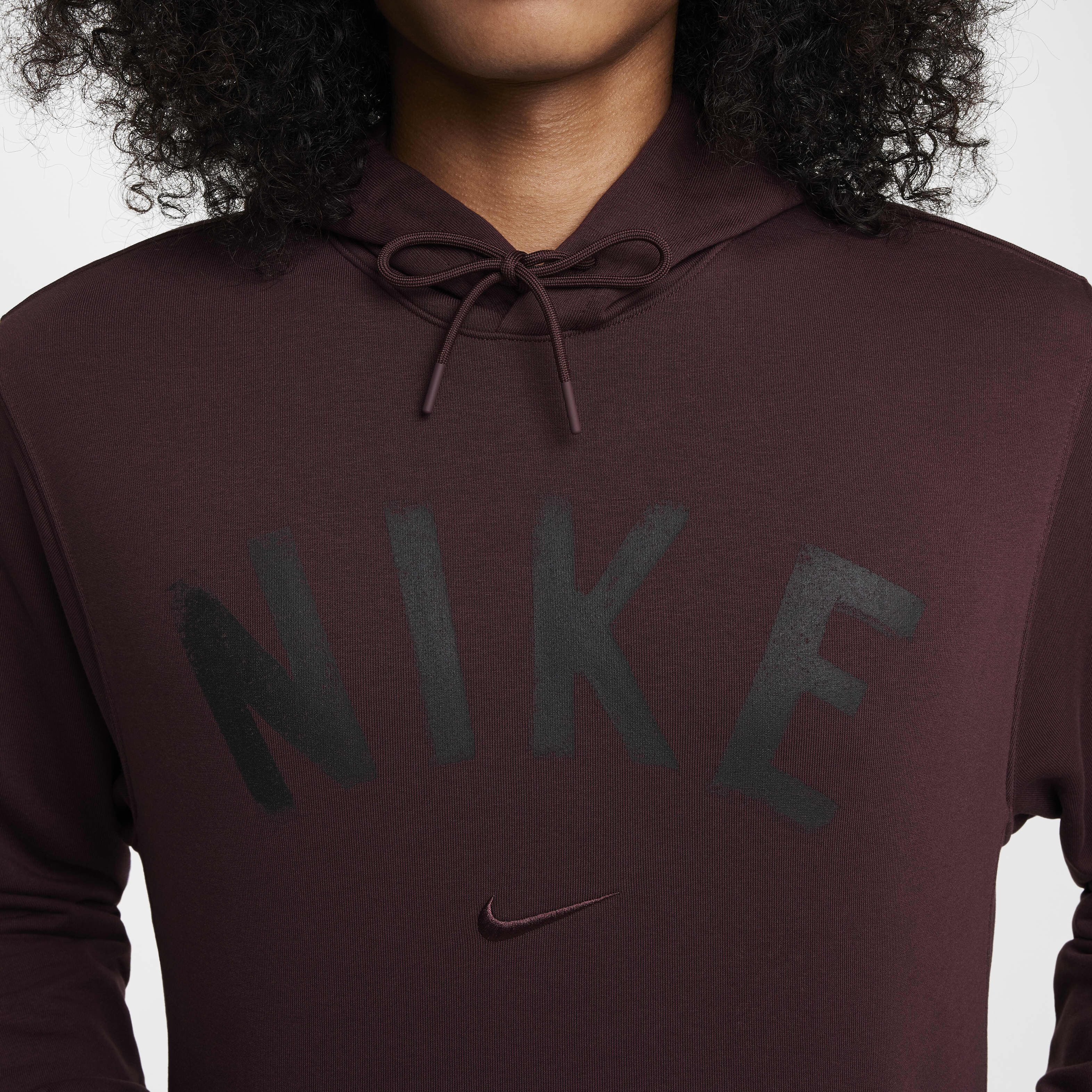 Nike burgundy swoosh hoodie shop