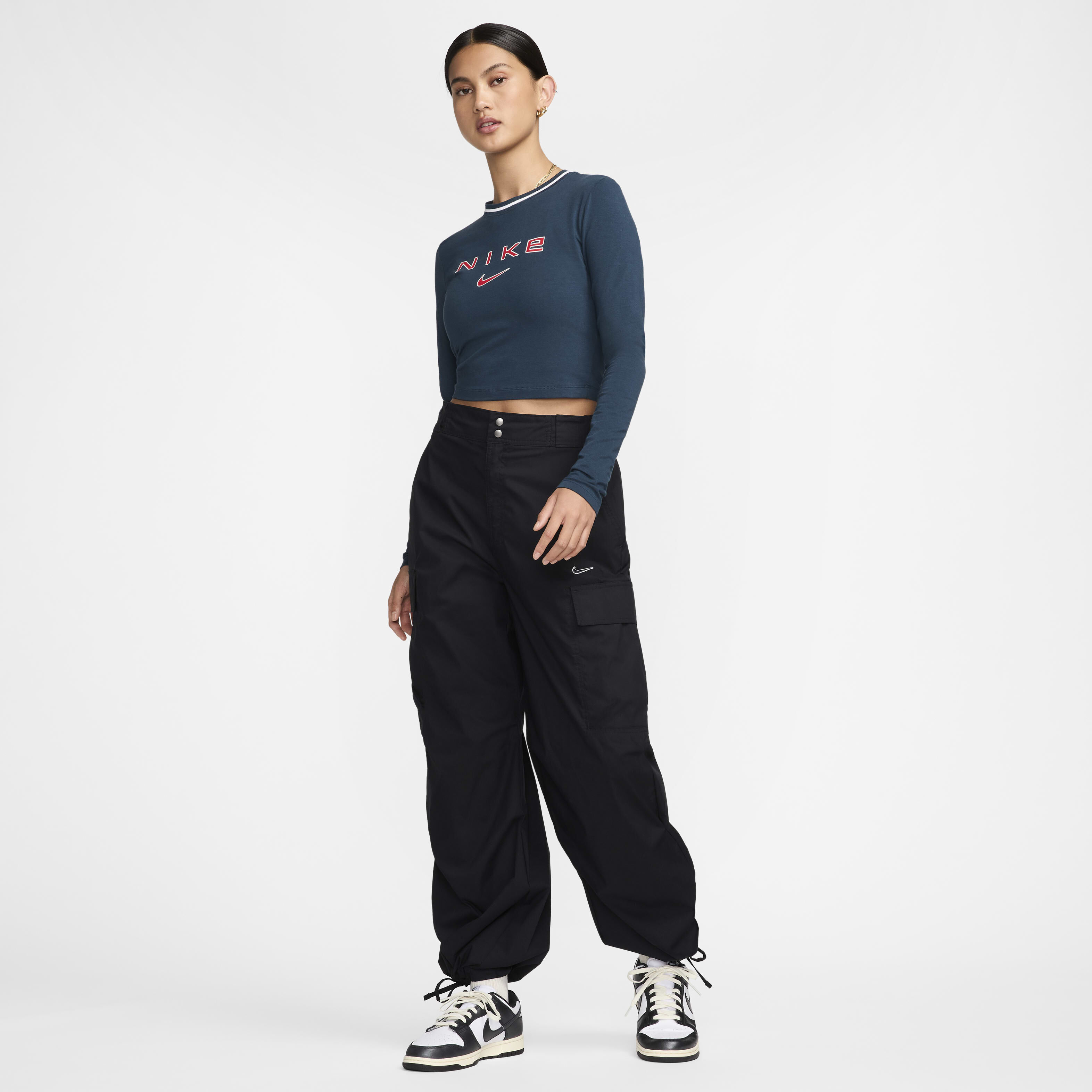 Nike double knit graphic sportswear sweatshirt discount