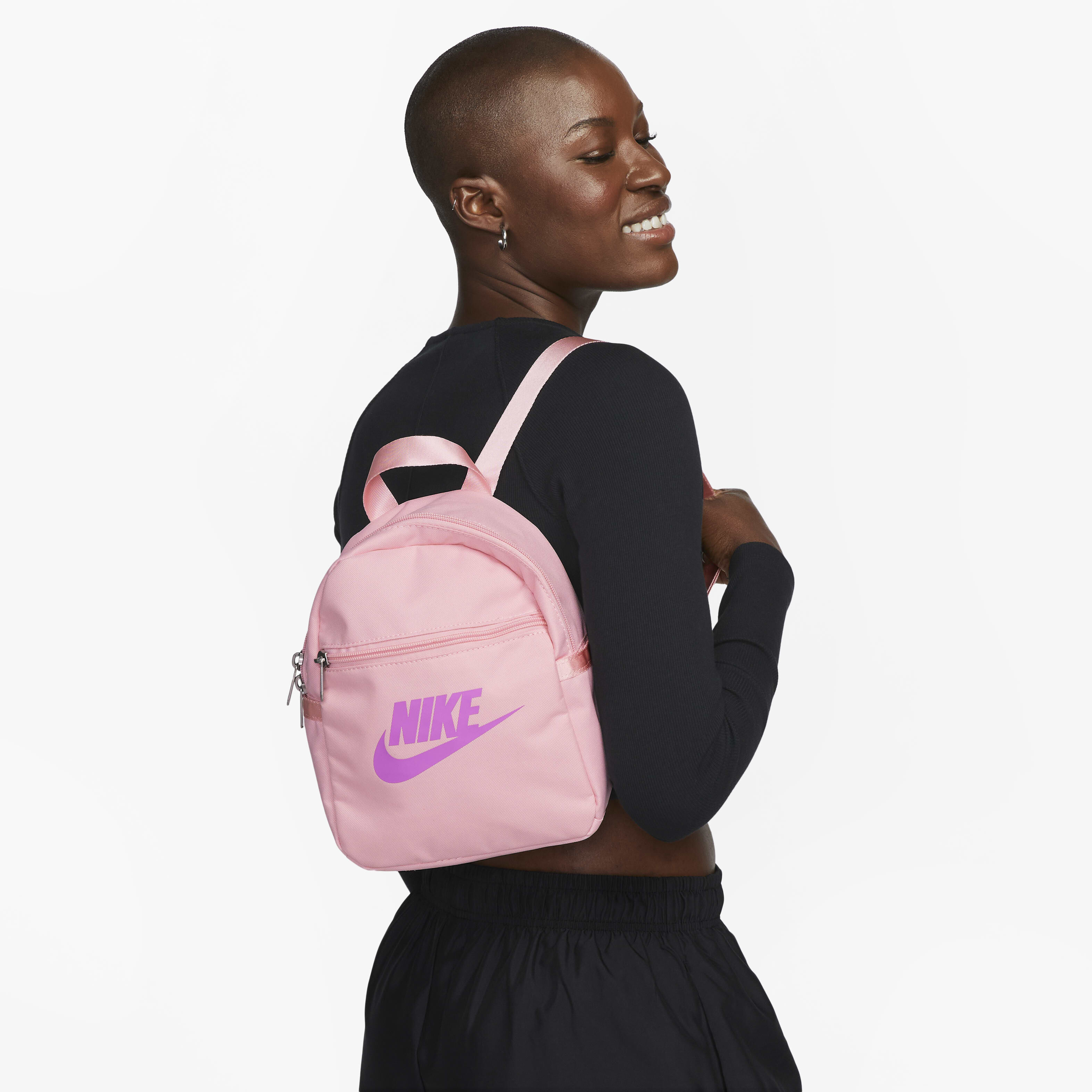 pink nike backpack mini