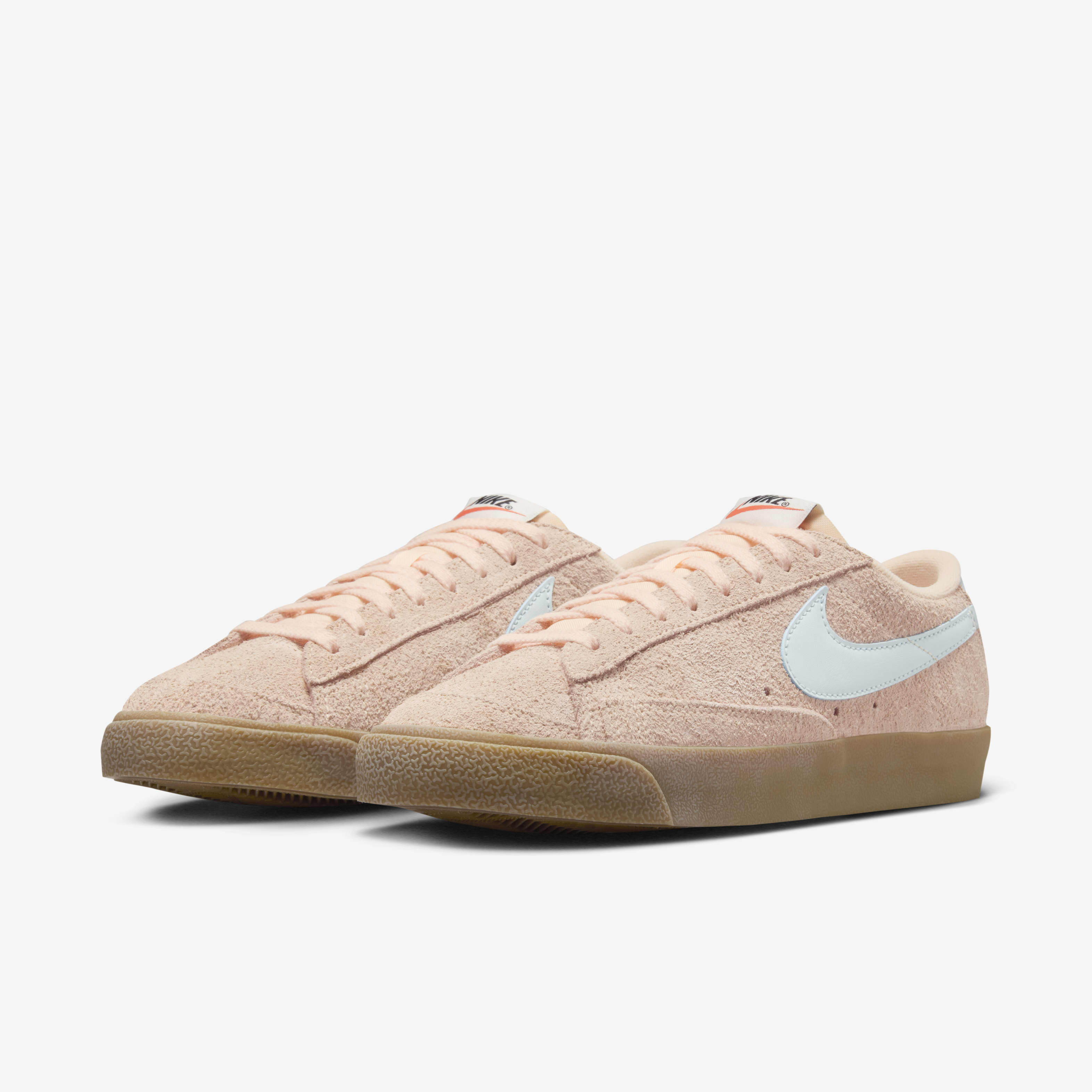 Buy Nike Blazer Low 77 Vintage Women s Shoes Crimson Tint Gum Light Brown Team Orange Glacier Blue Nike Kuwait Official