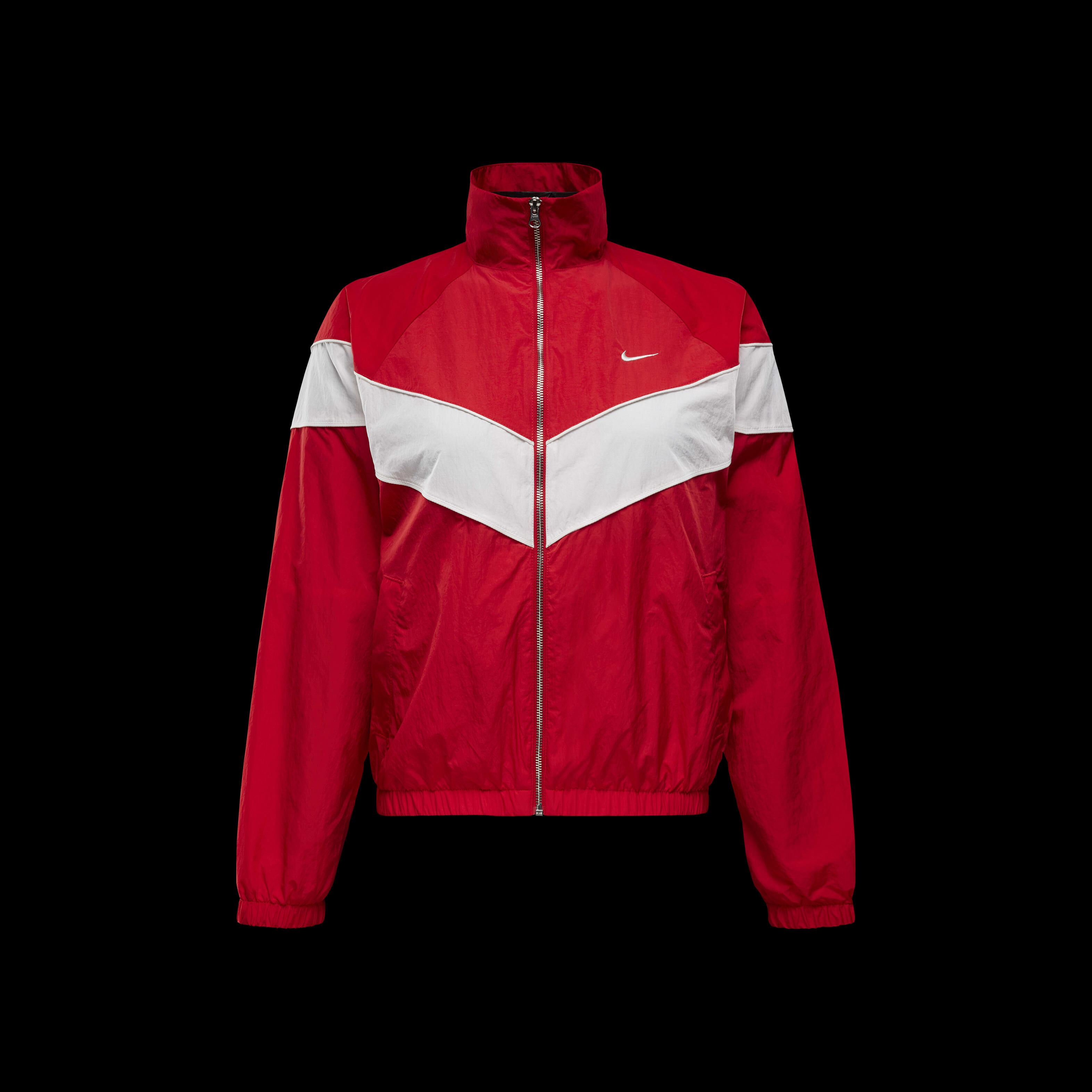 Red and black nike windbreaker womens shop