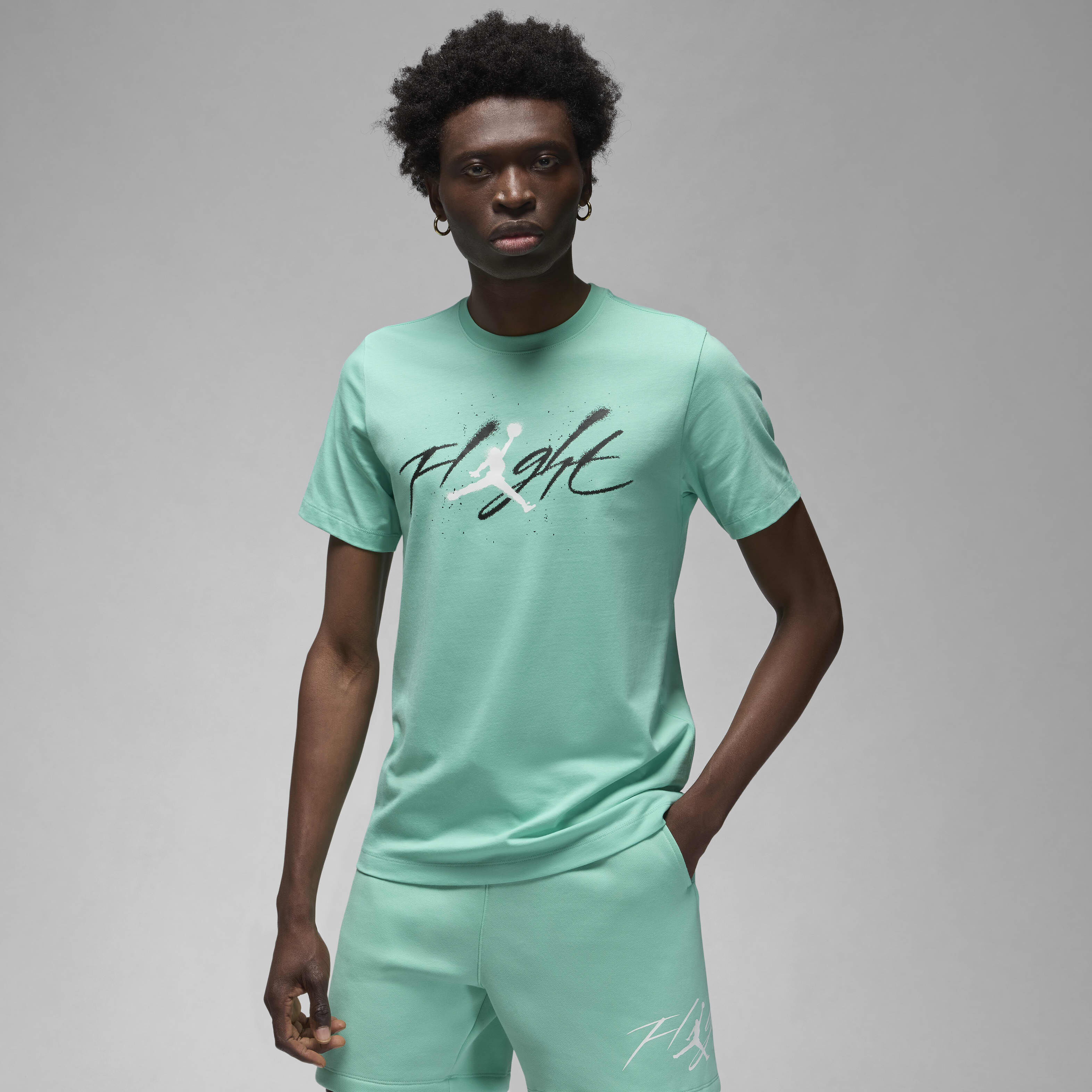 Buy Jordan Men's Graphic T-Shirt - Emerald Rise/Black/White