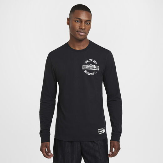 Lebron-Nike, LeBron, Men's Max90 Long-Sleeve Basketball T-Shirt