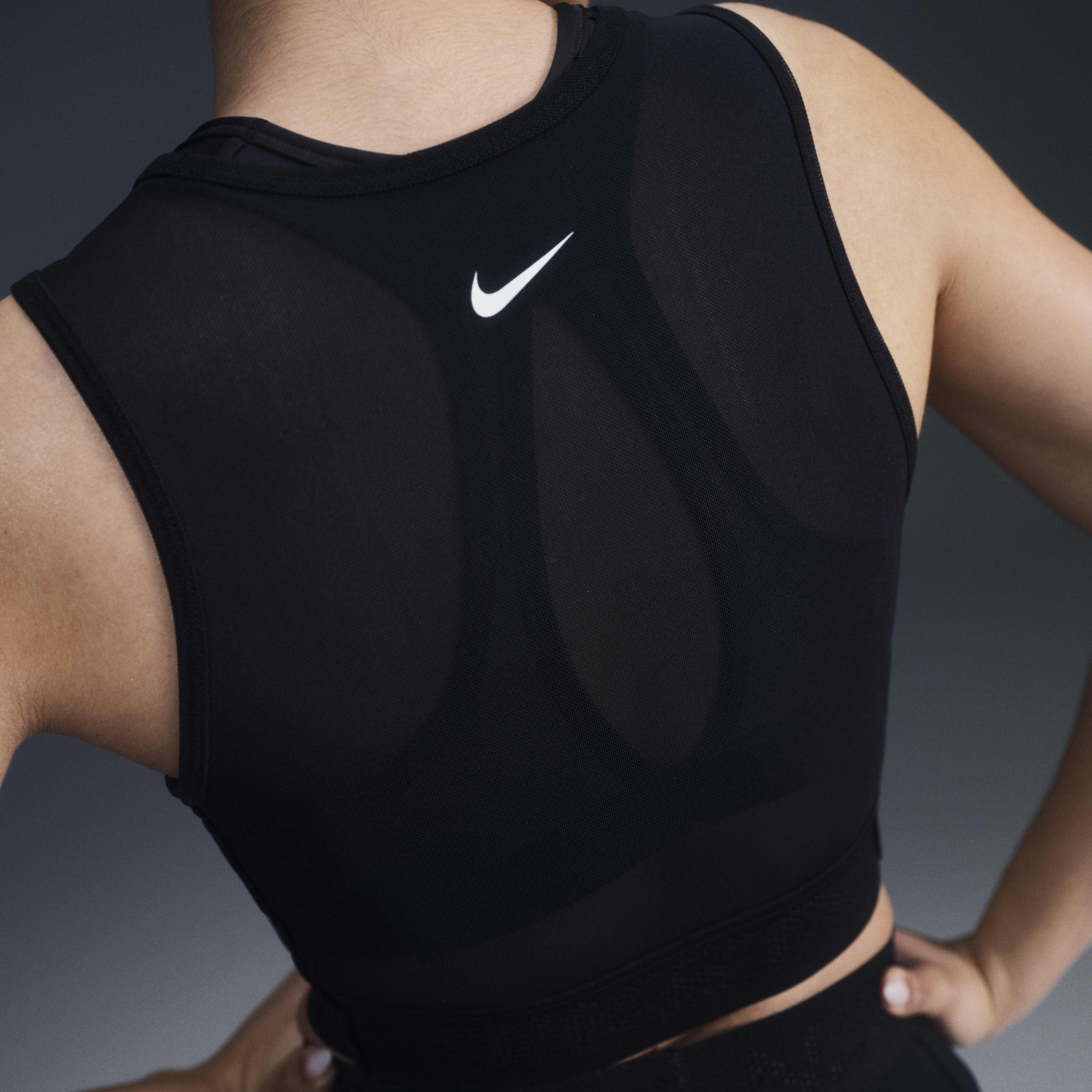 Buy Nike Pro Women s Mesh Tank Top Nike Kuwait Official