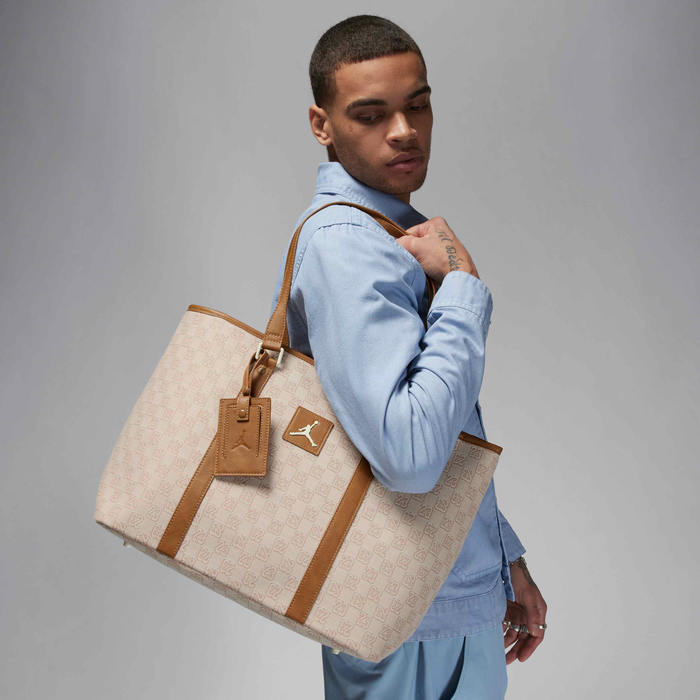 Buy Jordan Monogram Tote Bag (32L) Coconut Milk Nike Kuwait