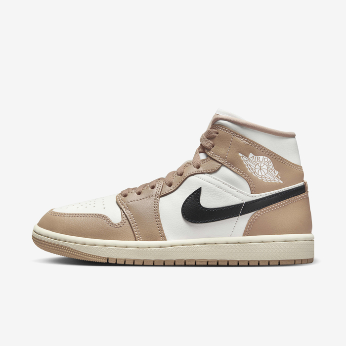 Buy Air Jordan Mid Women's Shoes Sail/Desert/Black Nike Kuwait