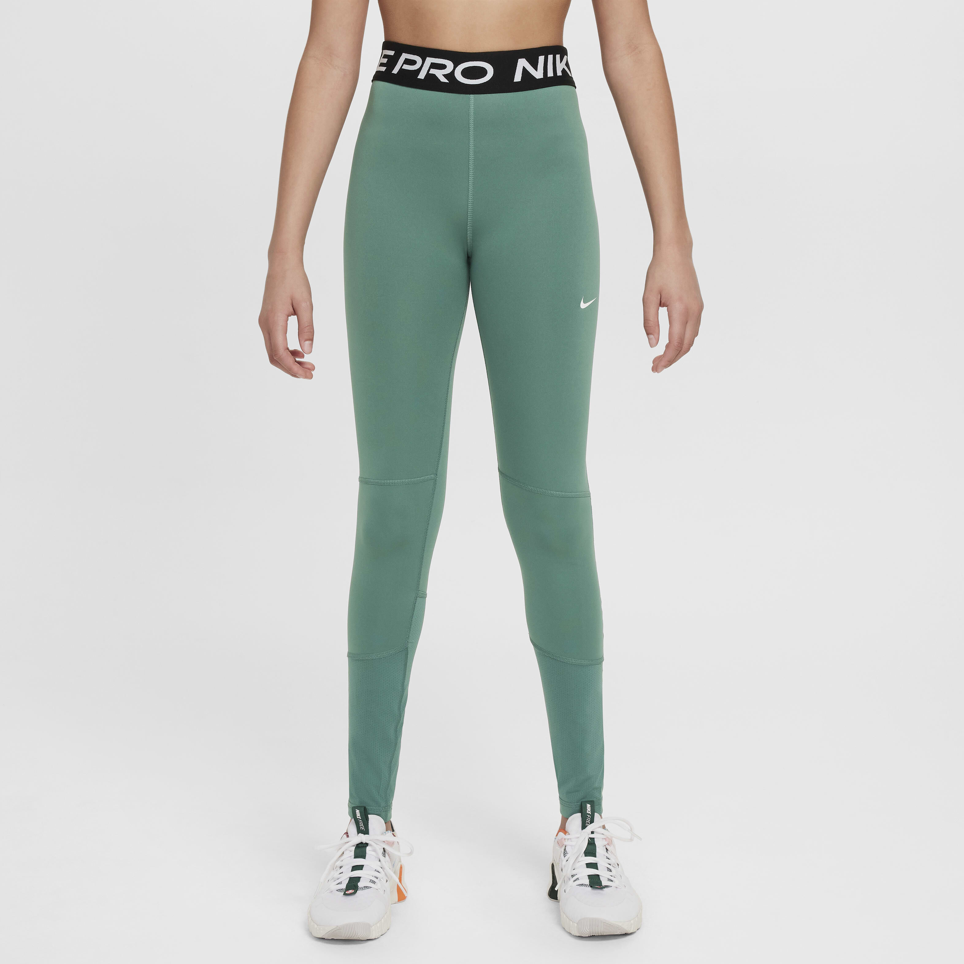 Green nike spandex top