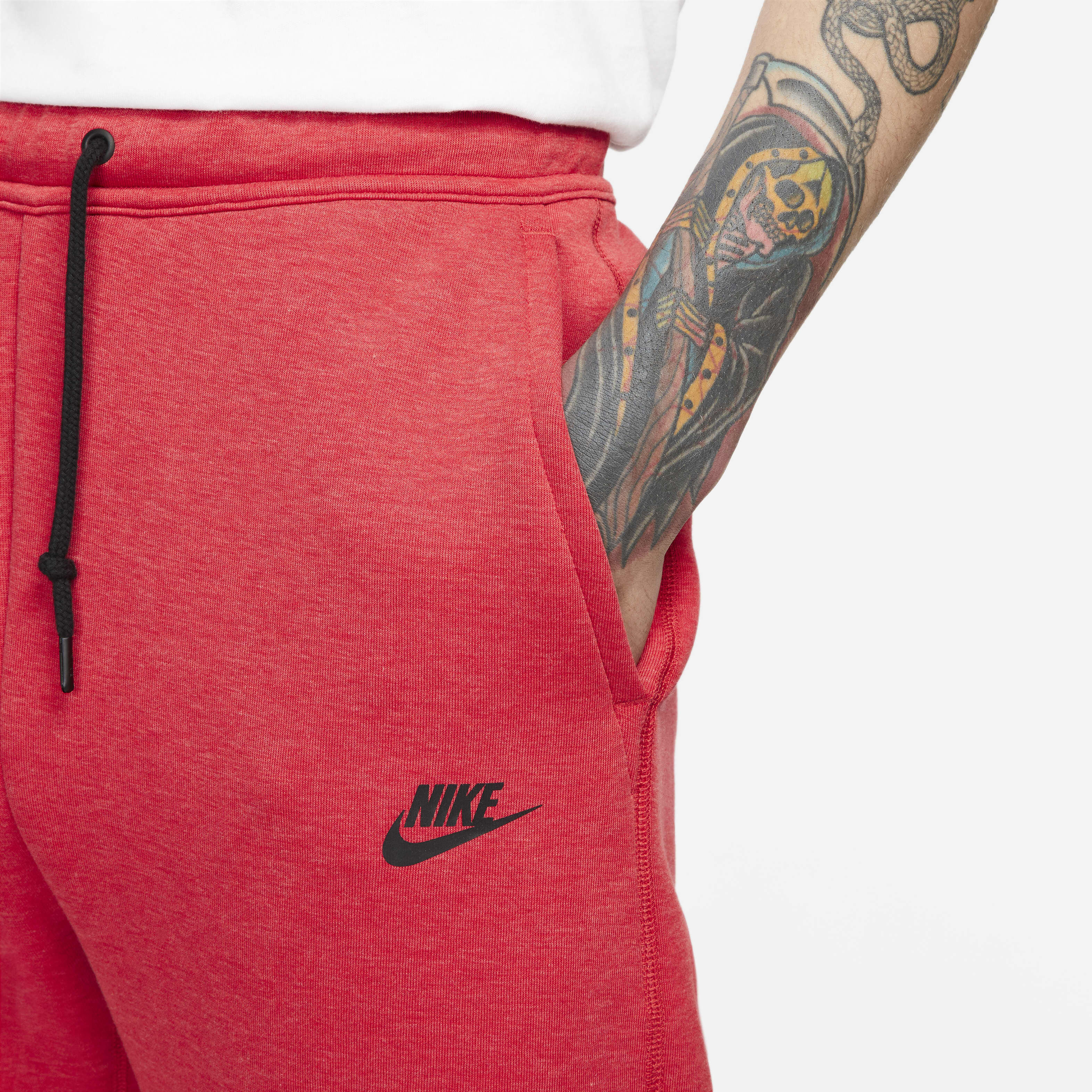 Men red nike joggers shop