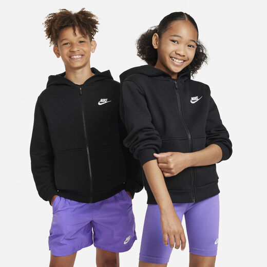 Hoodies & Sweatshirts-Nike, Nike Sportswear Club Fleece, Older Kids' Full-Zip Hoodie