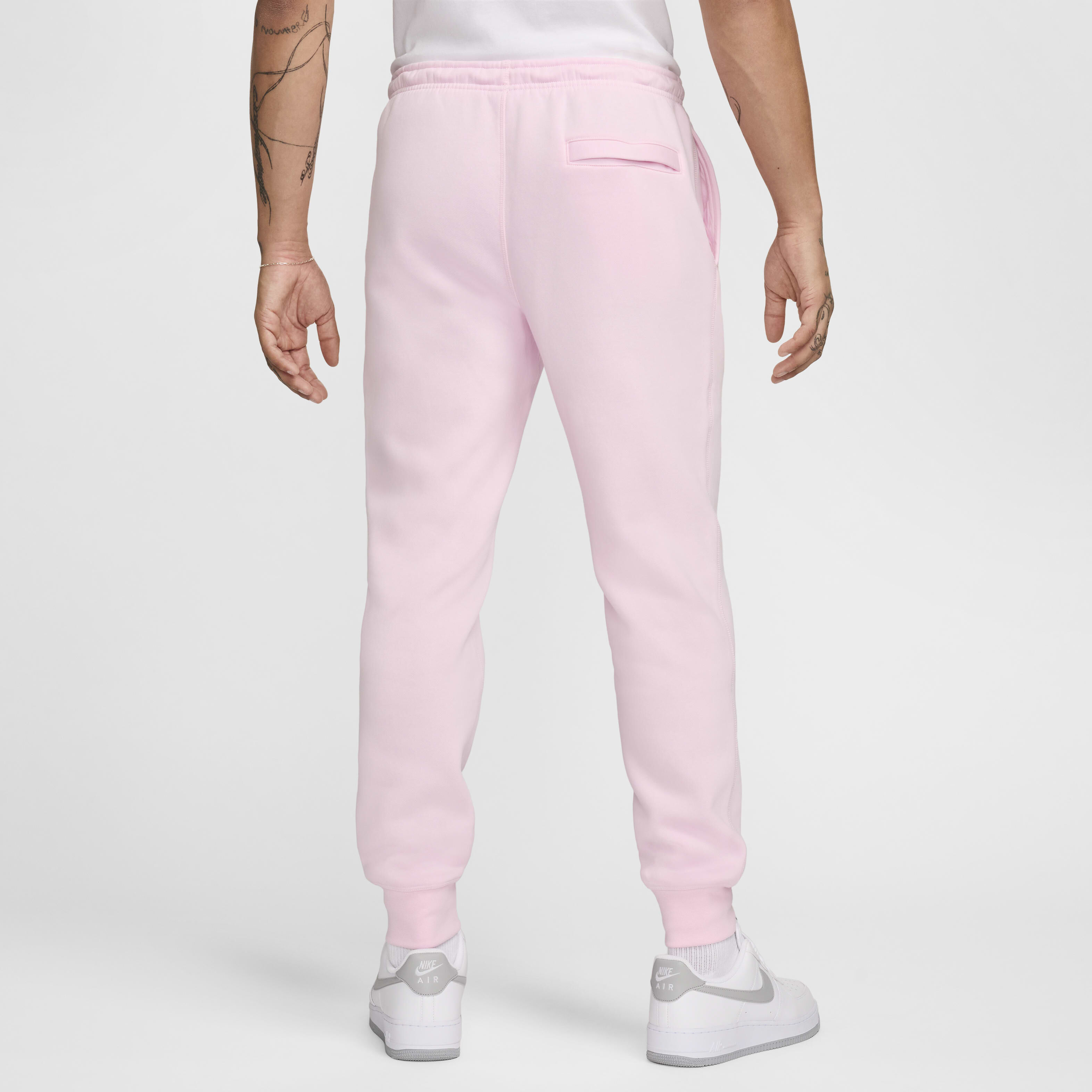 Nike club joggers pink top