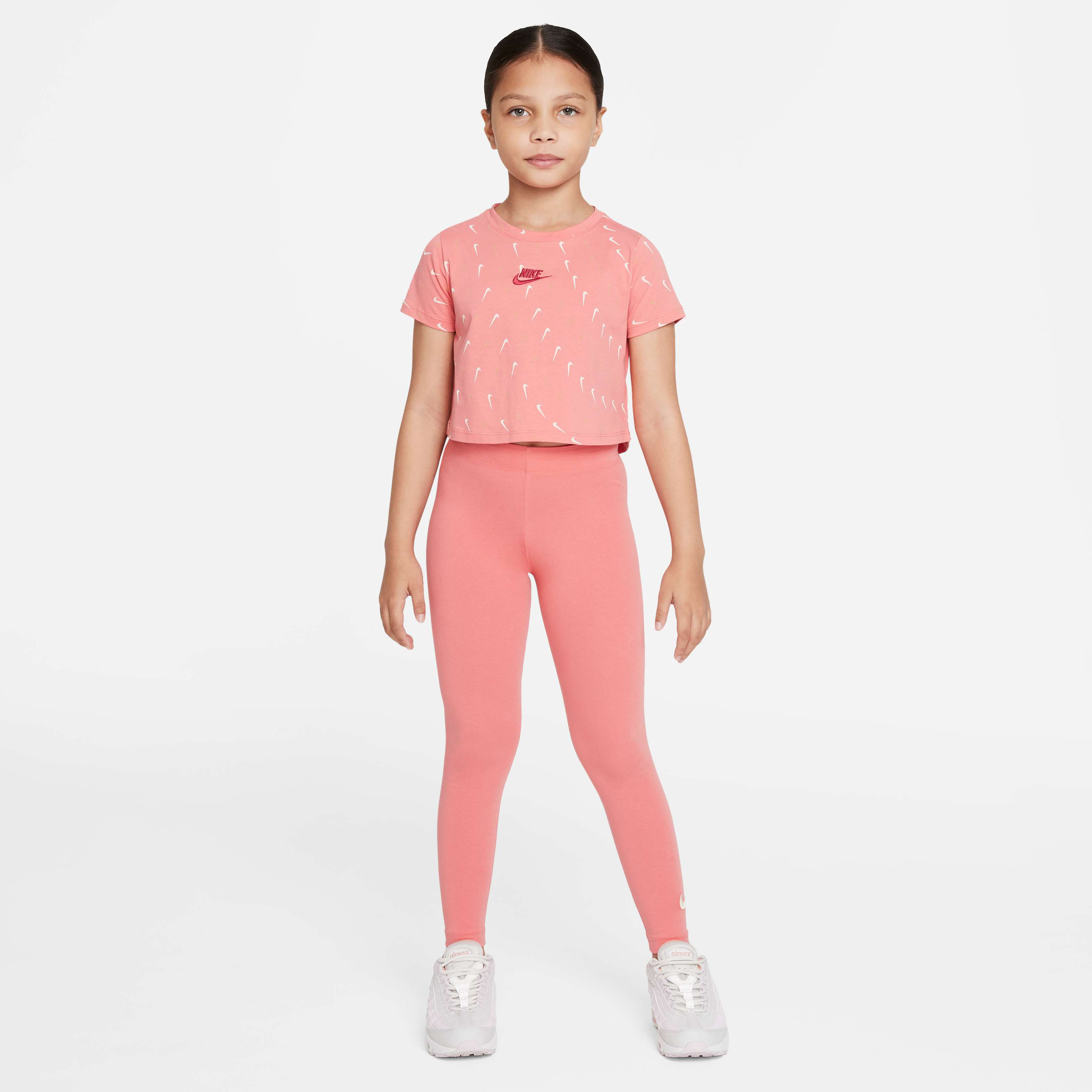 Kids' Sportswear Favourites Swoosh Leggings image number 3