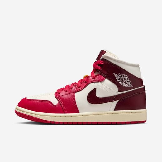 Shoes-JRDN, Air Jordan 1 Mid 'Mystic Hibiscus', Women's Shoes Shoes-JRDN, Air Jordan 1 Mid 'Mystic Hibiscus', Women's Shoes