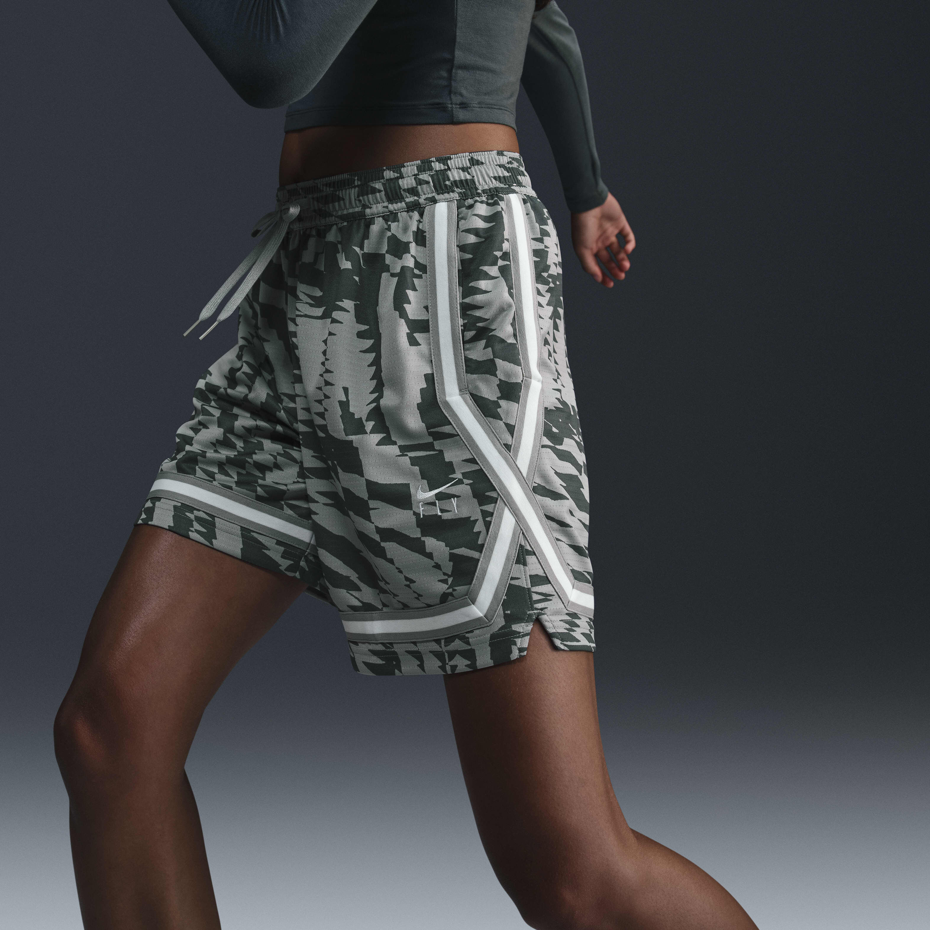 Buy Nike Swoosh Fly Crossover Women s Dri FIT Basketball Shorts Nike Kuwait Official