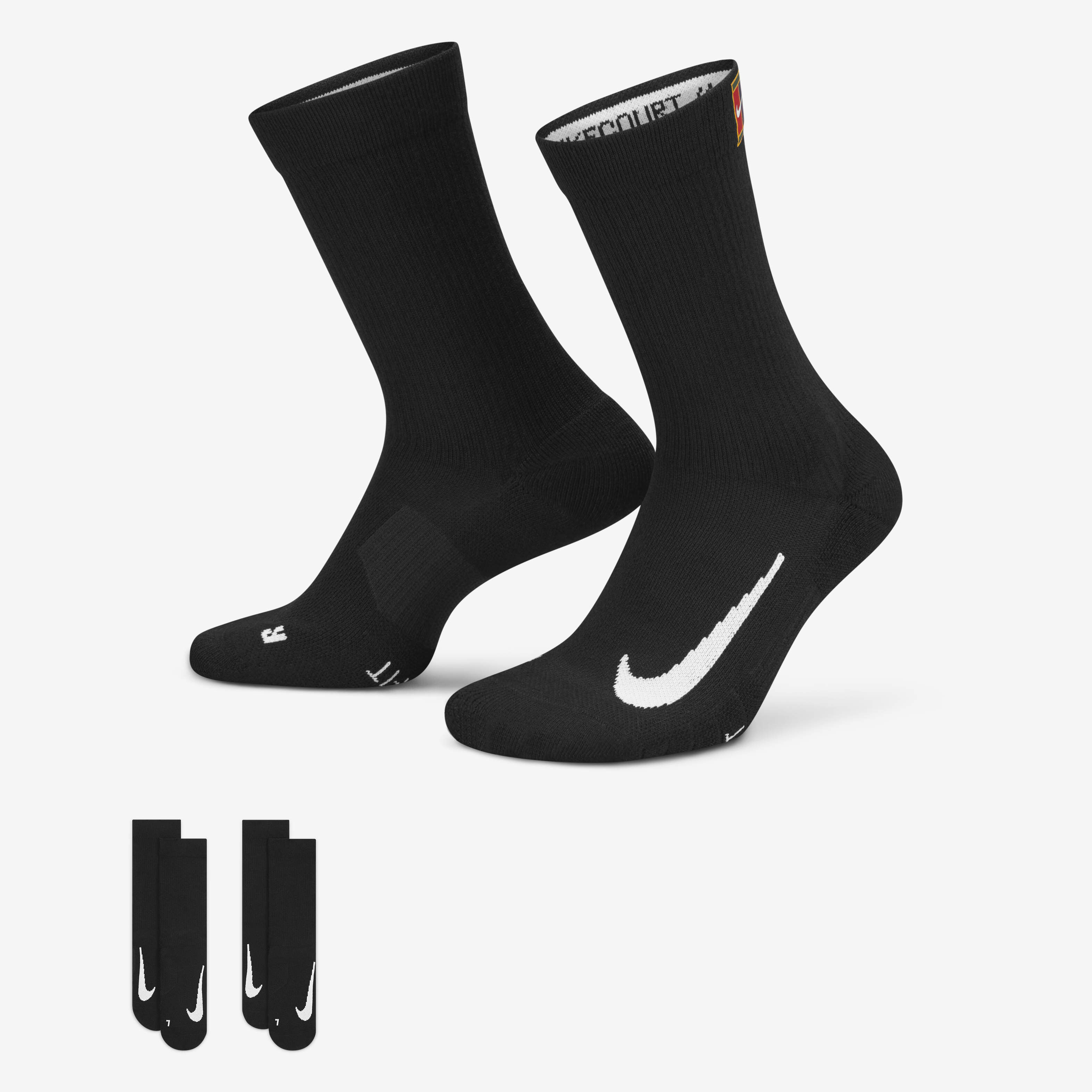 Buy NikeCourt Multiplier Cushioned Tennis Crew Socks 2 Pairs Nike Kuwait Official