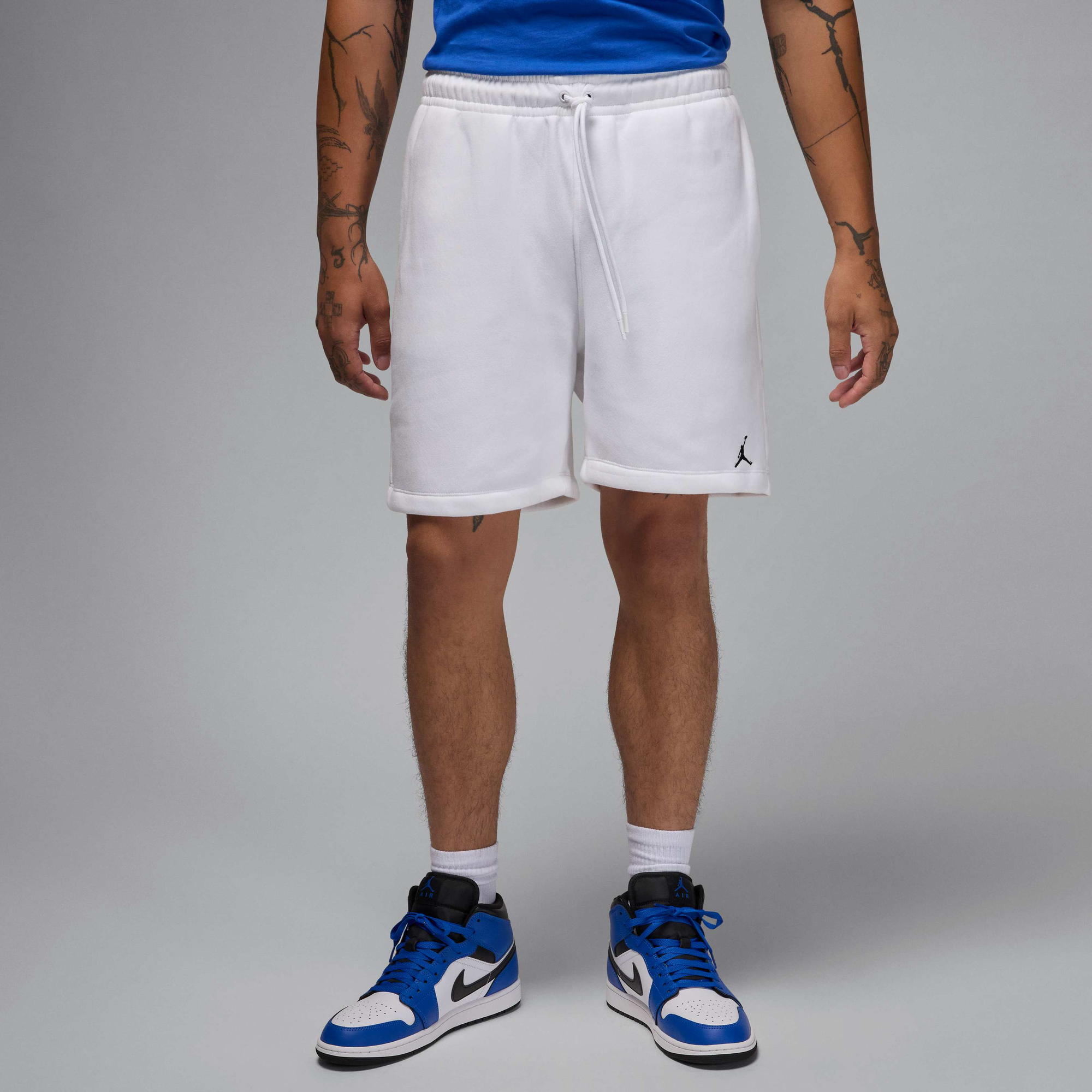 Buy Jordan Brooklyn Fleece Men's Shorts - White/Black | Nike