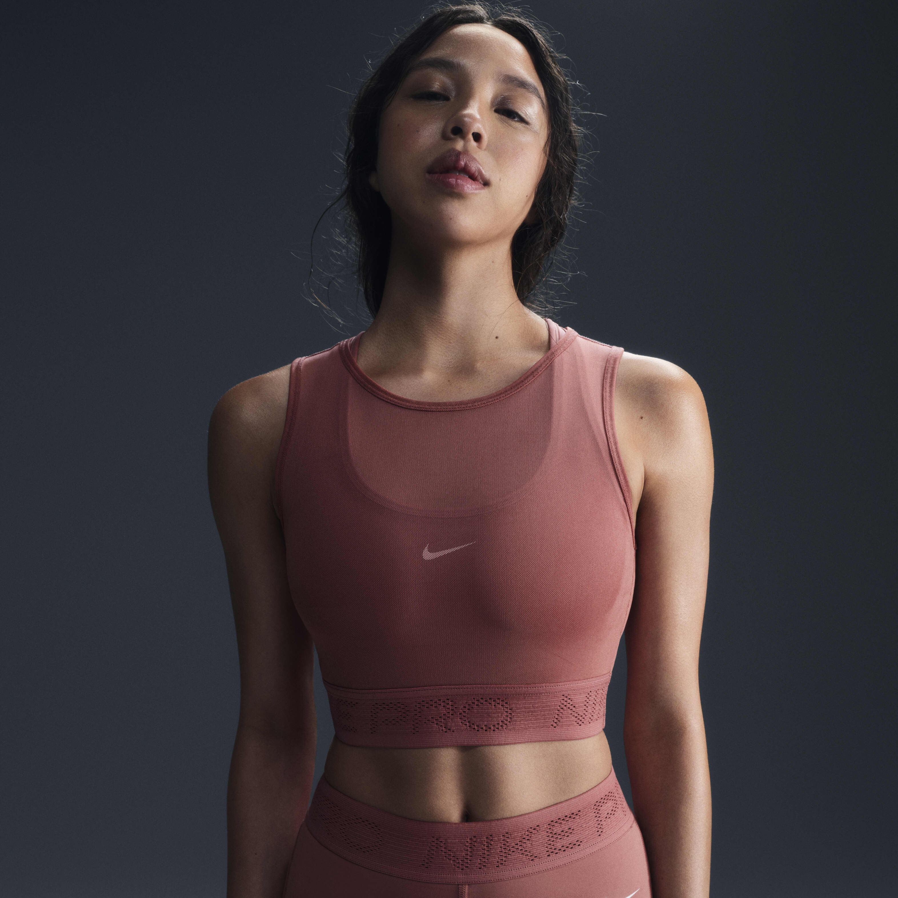 Nike mesh tank top ladies best sale
