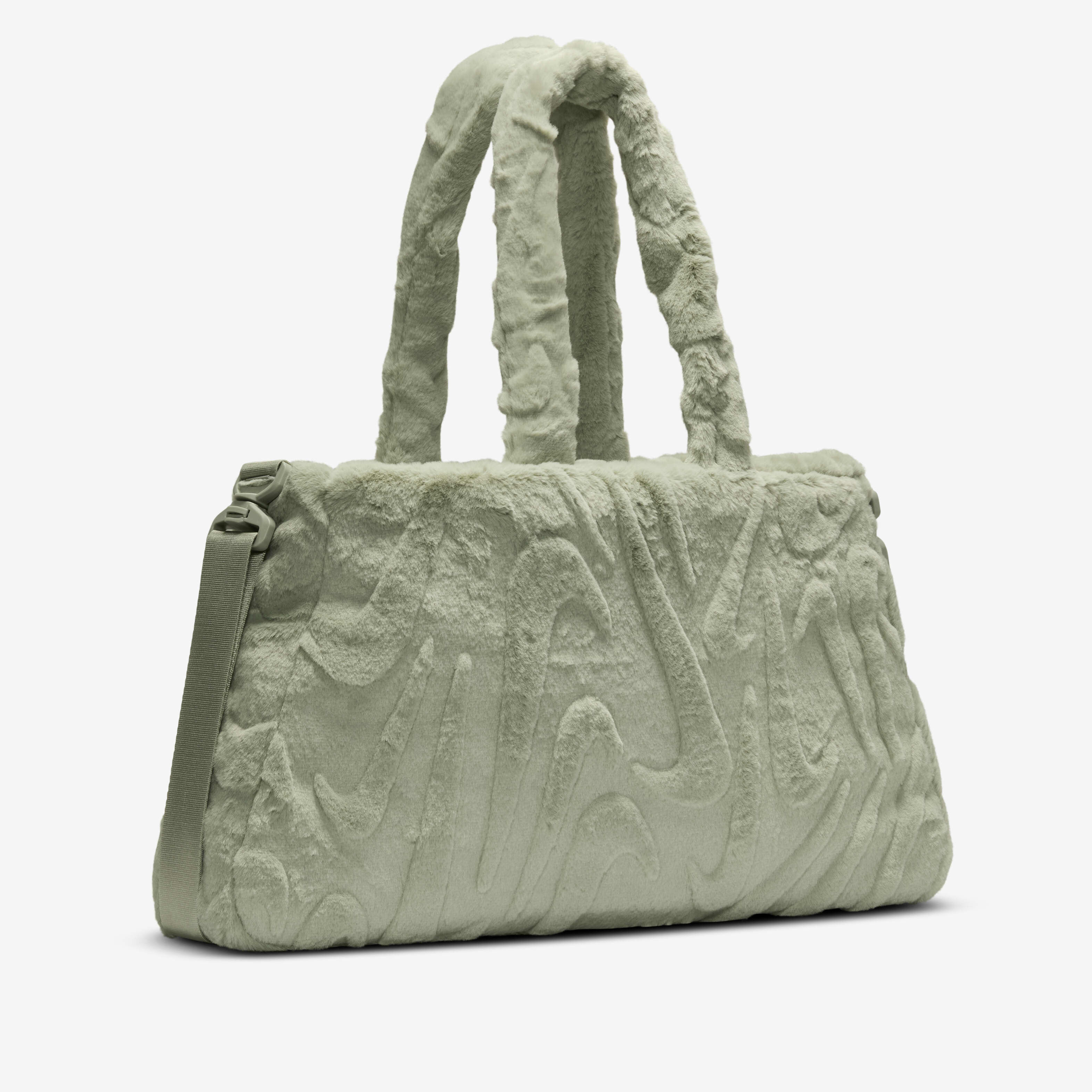 ★【NIKE】 NSW FUR TOTE BAG★2Color★ Nike Sportswear Faux Fur 10L Tote Bag Guava Ice Men's - FW23