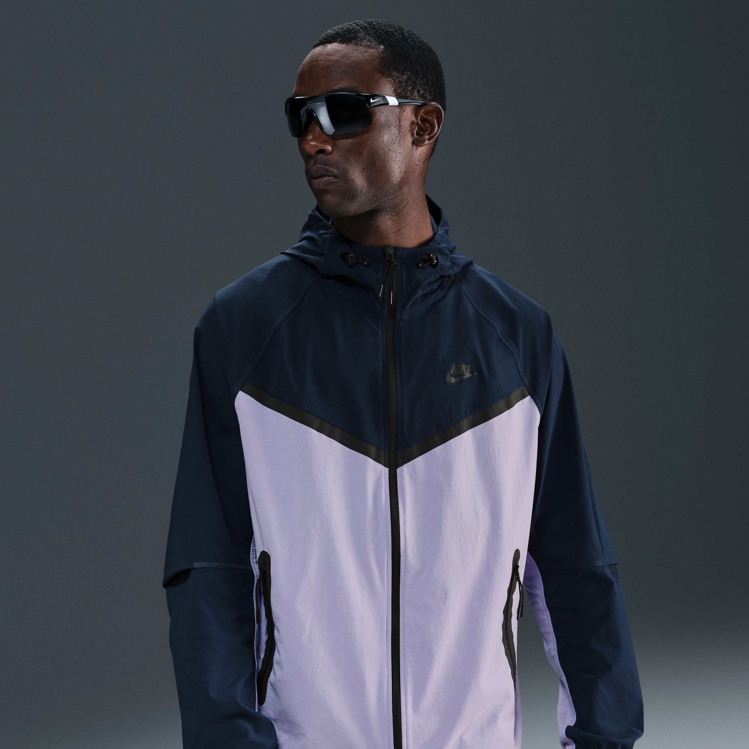 ジャケット・アウター L'Appartment NIKE woven HOODIE JACKET Buy Nike Tech Men's Woven Jacket - Hydrangeas/Obsidian/Black