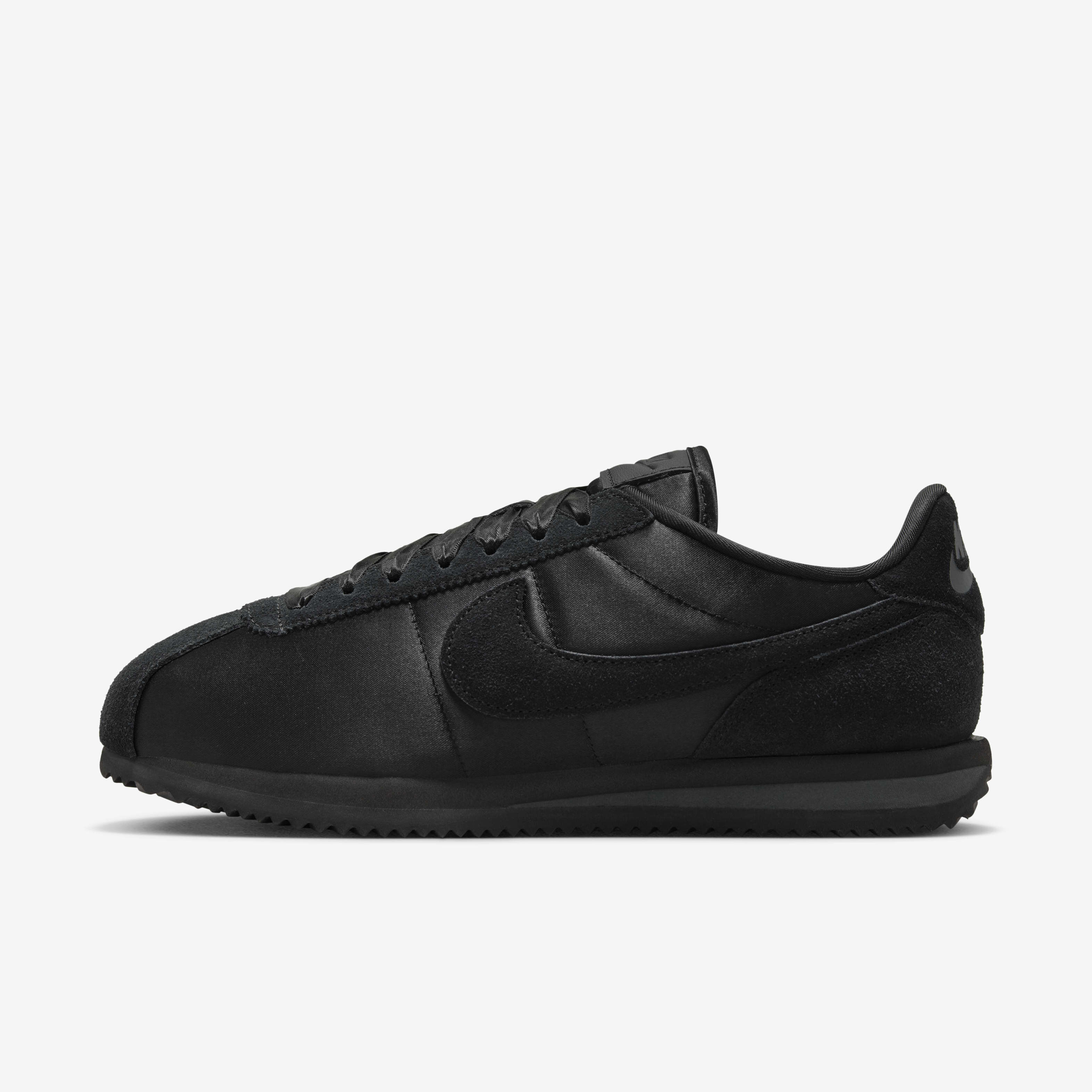 Buy Nike Cortez Textile Women s Shoes Black Dark Smoke Grey Black Nike Kuwait Official
