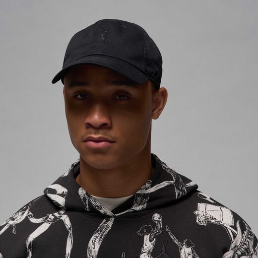 Men's Caps, Visors & Headbands-JRDN, Jordan Club, Unstructured Curved-Bill Hat