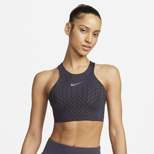 Sports Bras-Nike, Nike Swoosh, Women's Medium-Support Padded High-Neck Sports Bra