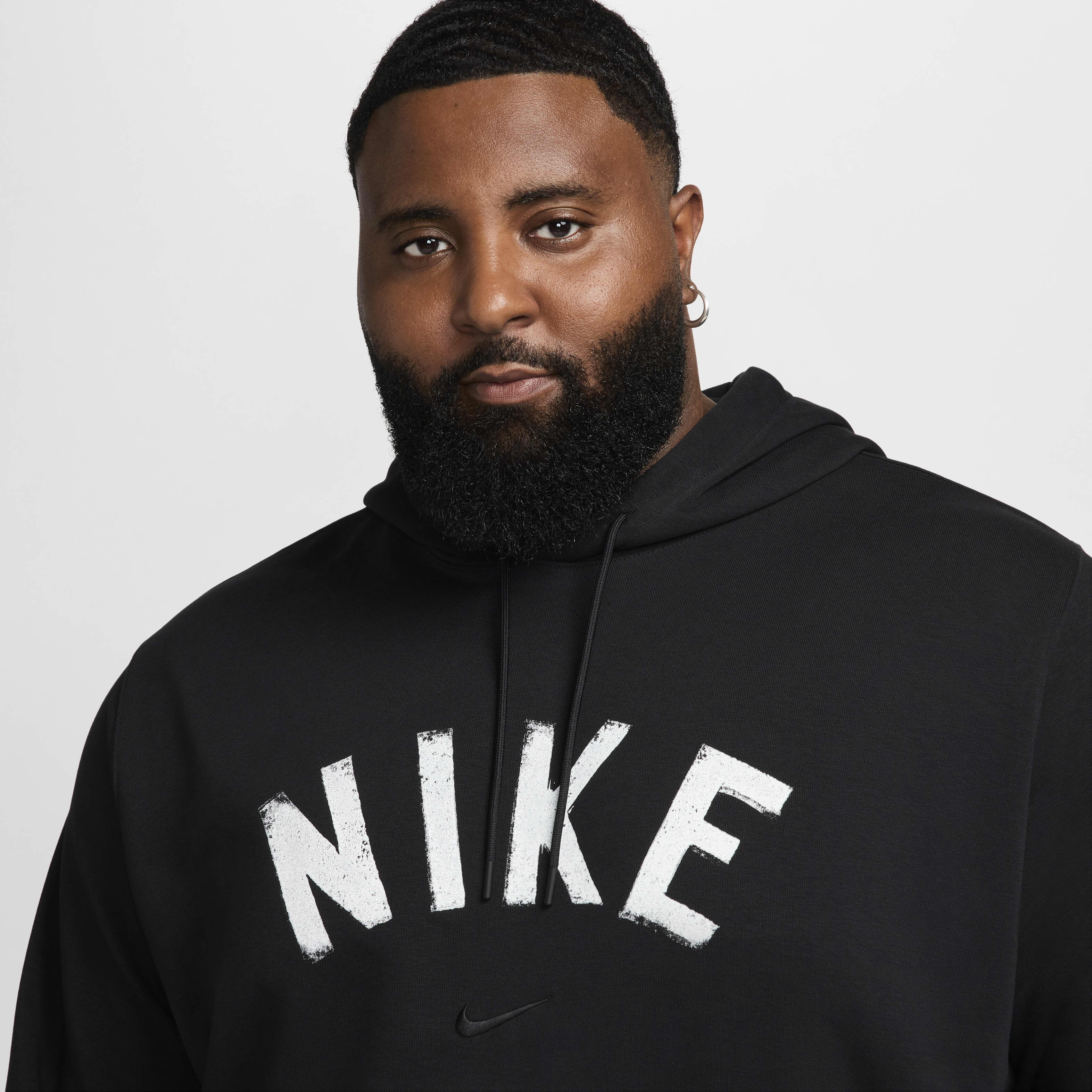 nike sportswear swoosh men's french terry pullover hoodie