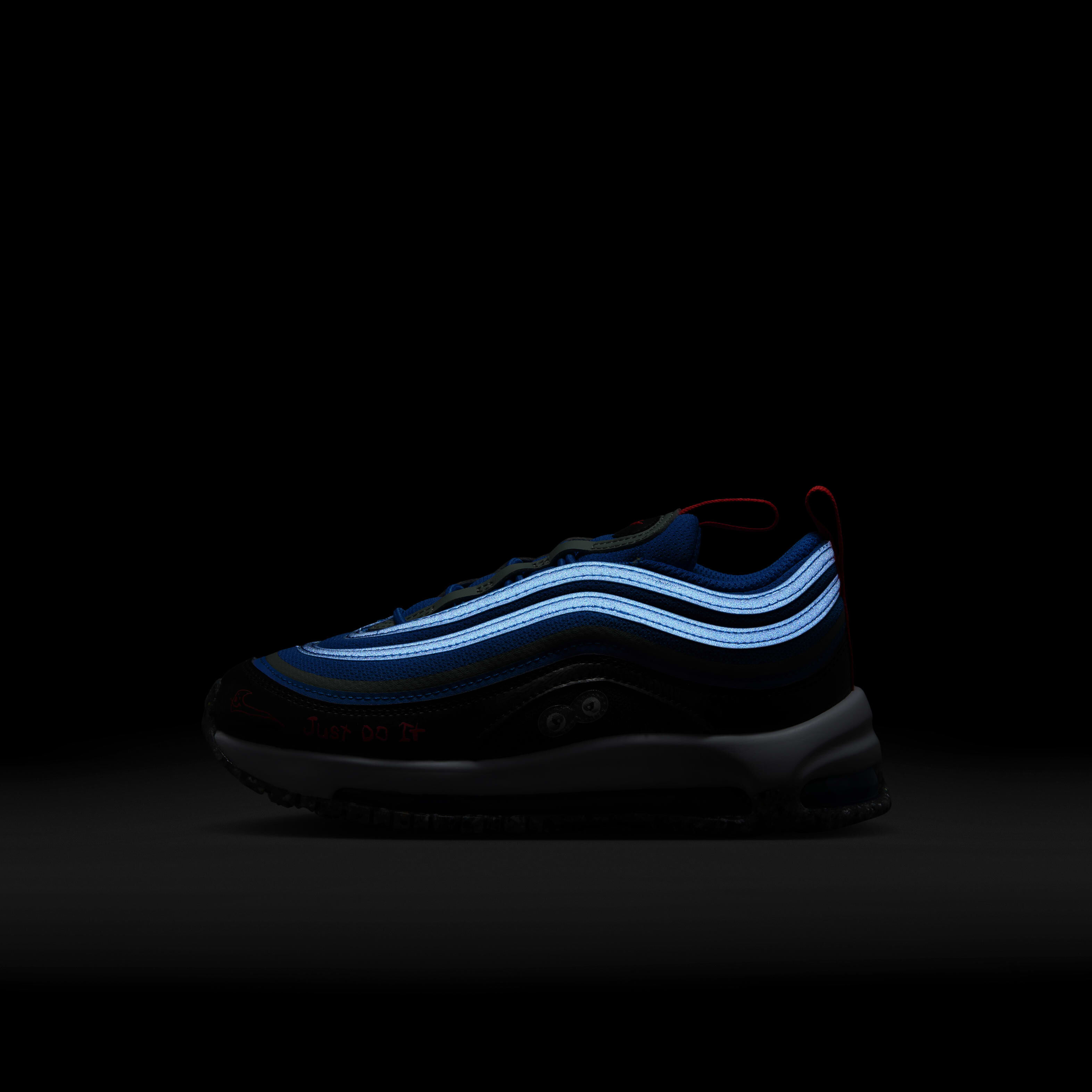 Nike air max 97 blue reflective top