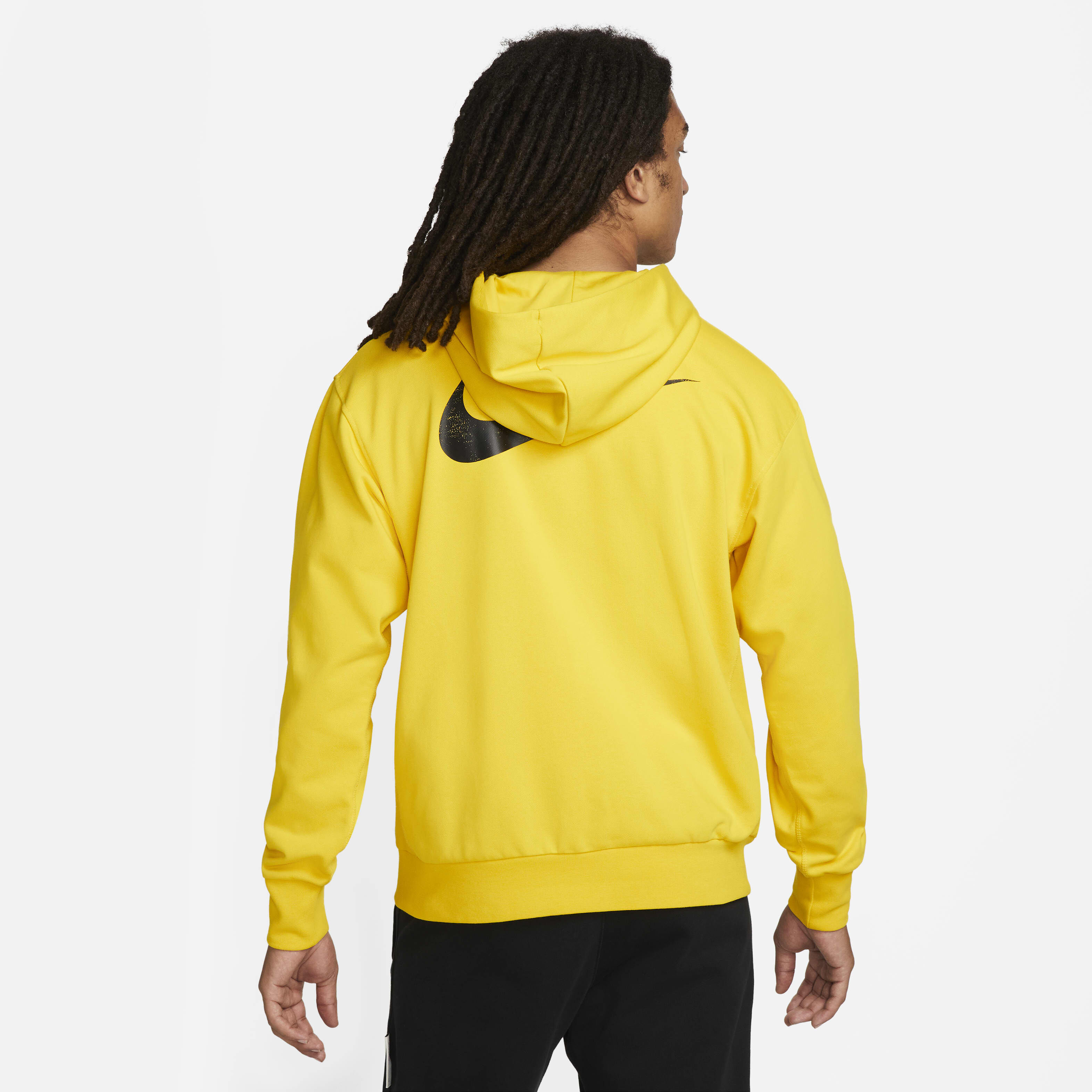 Buy Nike Dri FIT Standard Issue Men s Full Zip Basketball Hoodie Speed Yellow Black Nike Kuwait Official