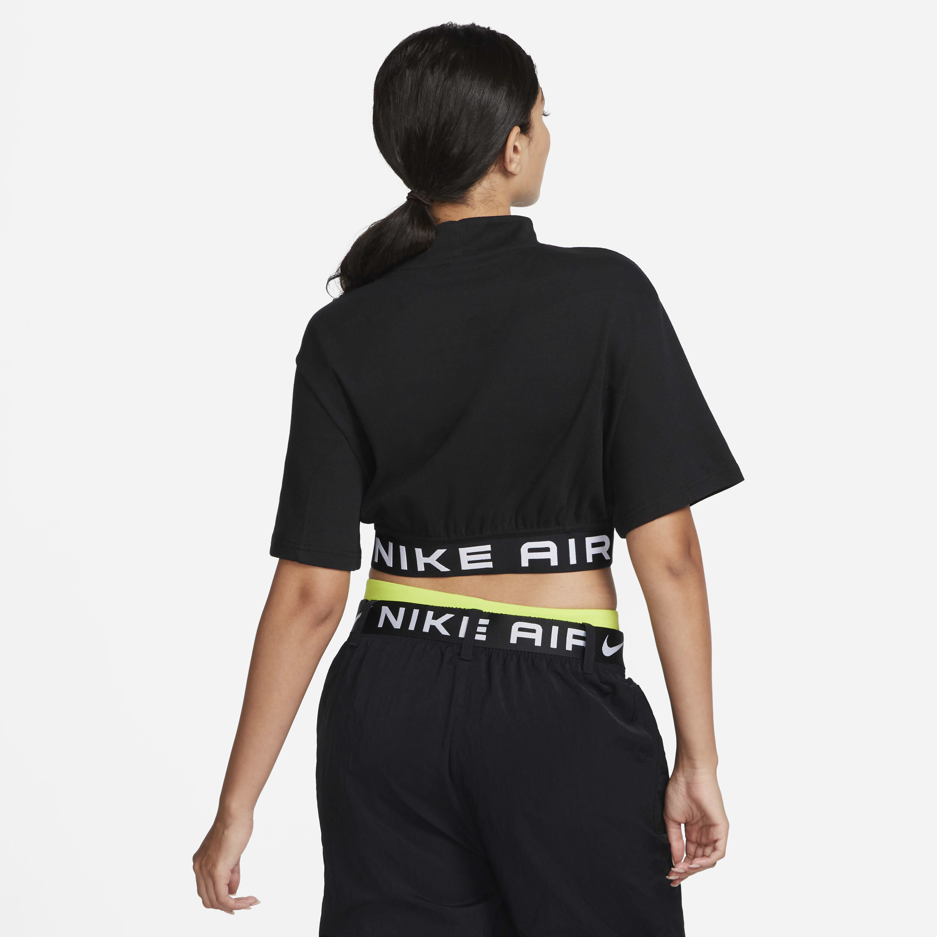 Nike air black crop top new arrivals