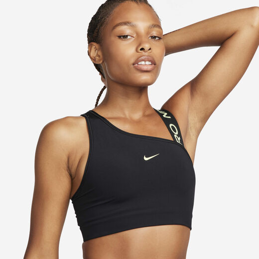 Women's Sports Bras Medium Support Sale-Nike, Nike Pro Swoosh, Women's Medium-Support Asymmetrical Sports Bra