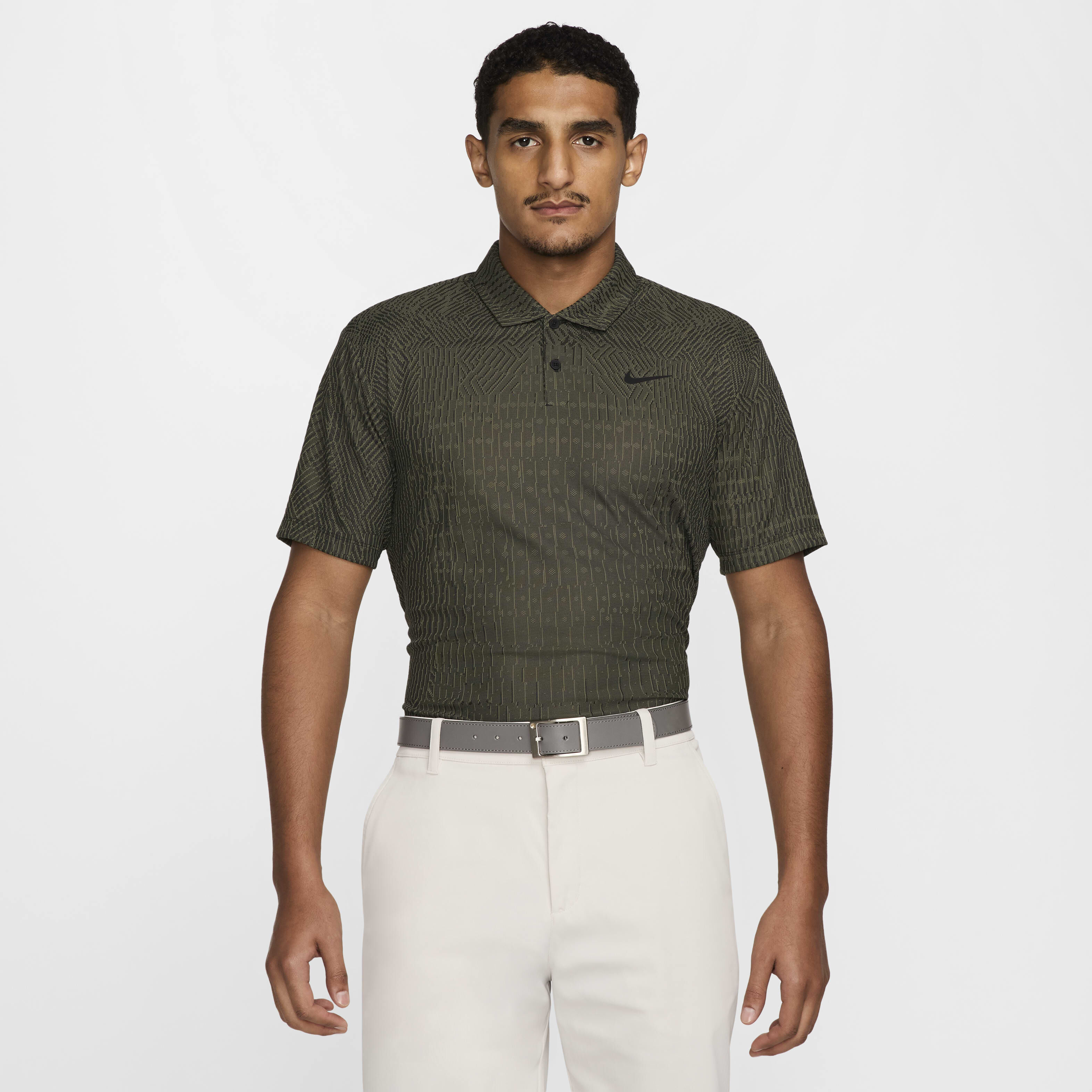 nike khaki golf shirt