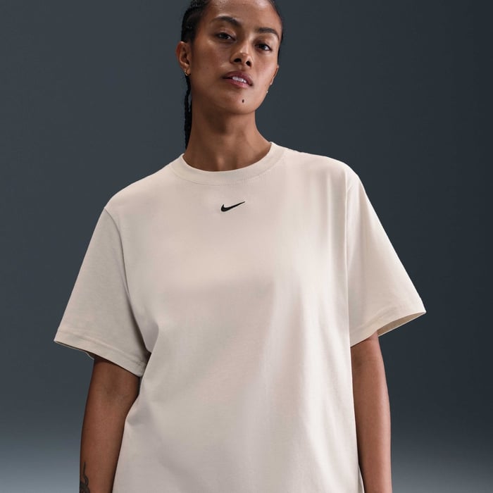 Nike Sportswear Essential White And Pink Nike Shirt Nike