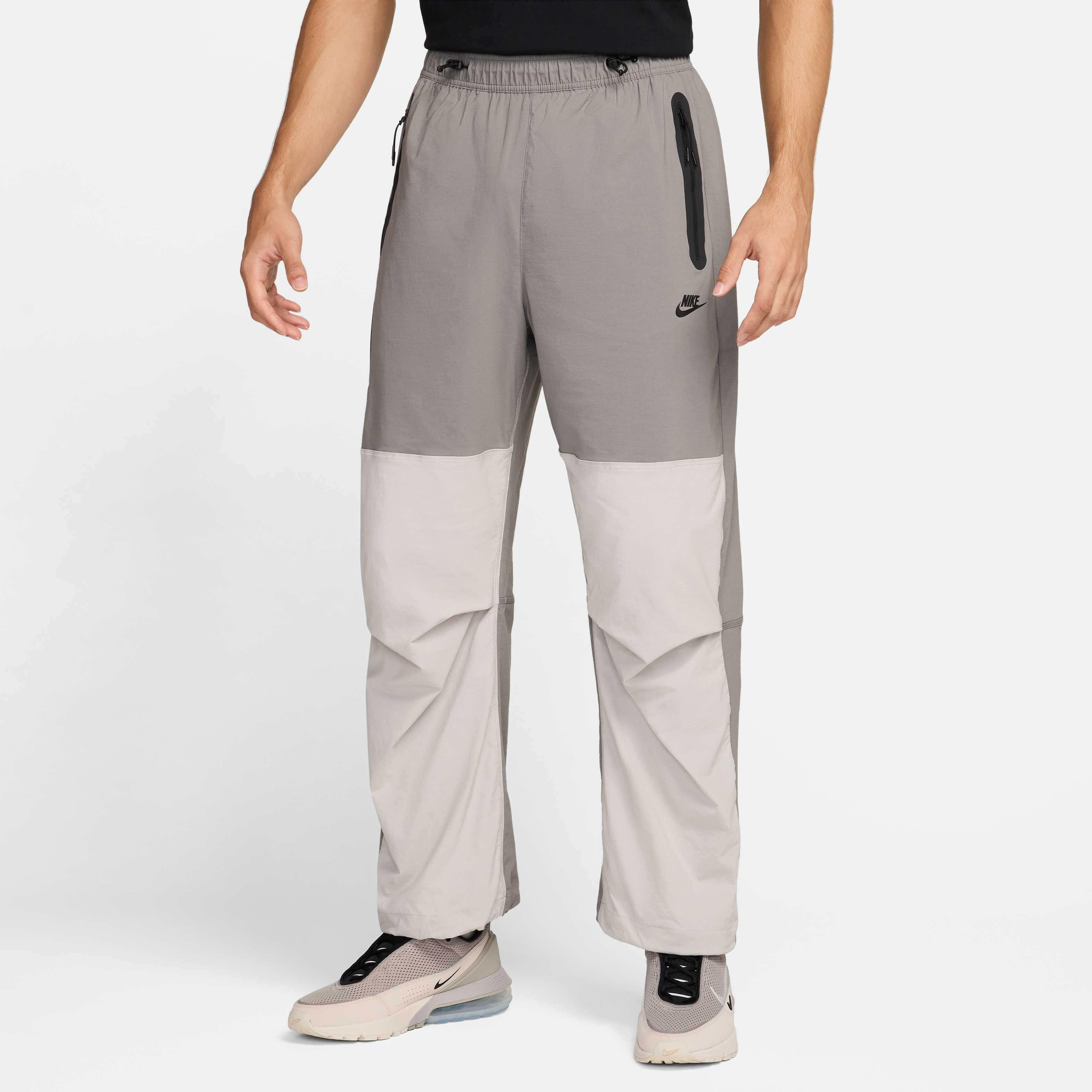 Buy Nike Tech Men's Woven Oversized Trousers - Flat Pewter/Light