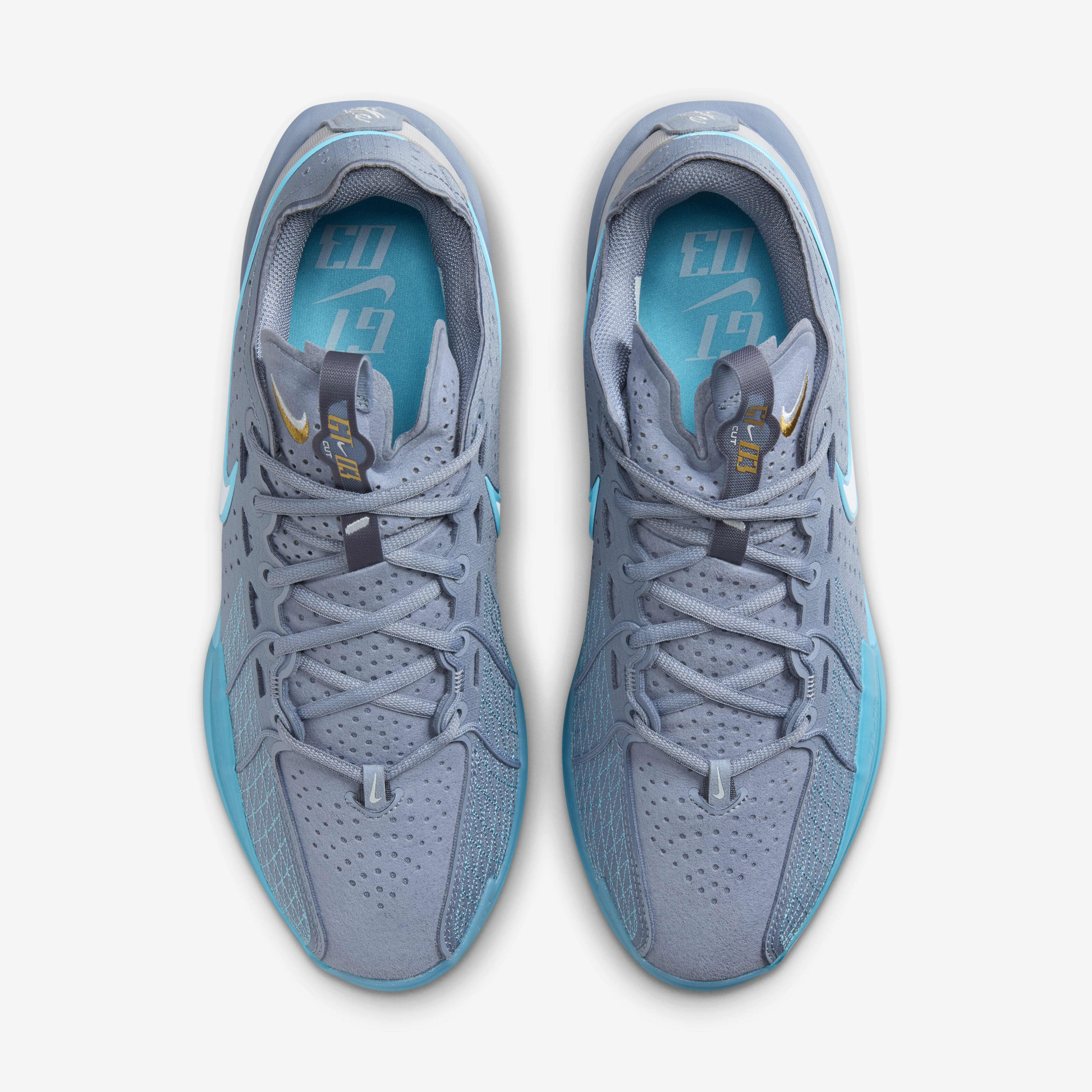 Nike G.T. Cut 3バスケットボールシューズ グレー/ブルー Buy Nike G.T. Cut 3 Basketball Shoes - Ashen Slate/Baltic Blue